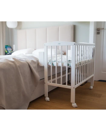 Side Bed 2in1 + mattress WHITE