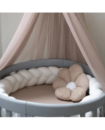 Velour Braid for cot 210 cm Ecru