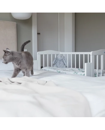 Side Bed 2in1 + mattress WHITE