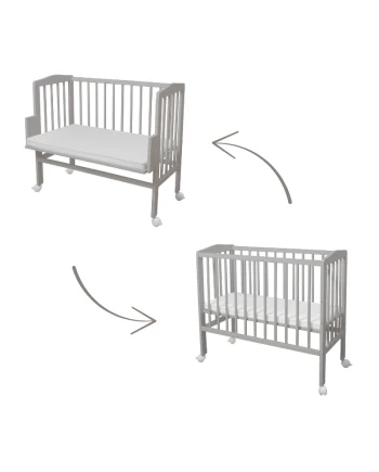 Łóżeczko dostawne 2w1 – bliskość, komfort, bezpieczeństwo Waldin
