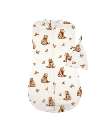 Otulacz dla niemowlaka Big Hug - Niedźwiadki- 3-6mies. | Waldin